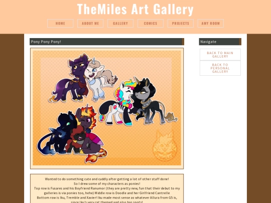 Artpages/ponyponypony screenshot