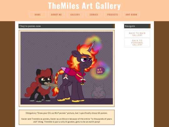 Artpages/theyareponies screenshot