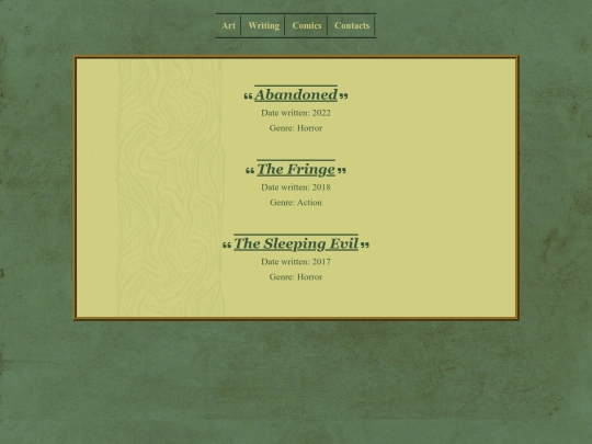 comics-index screenshot