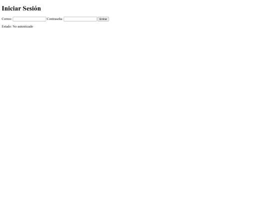 login screenshot