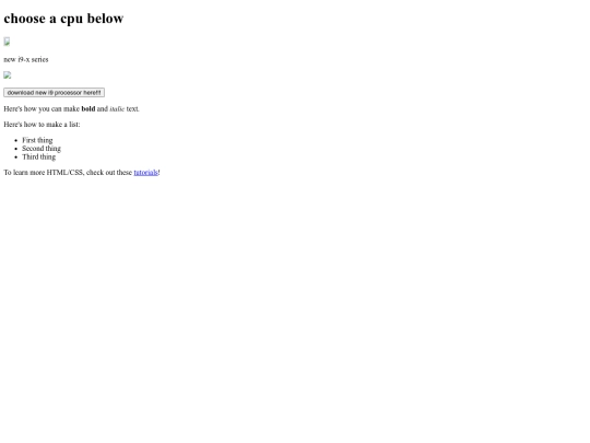 index screenshot