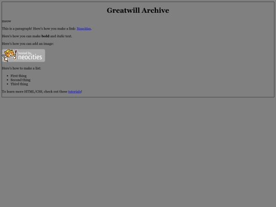 index screenshot