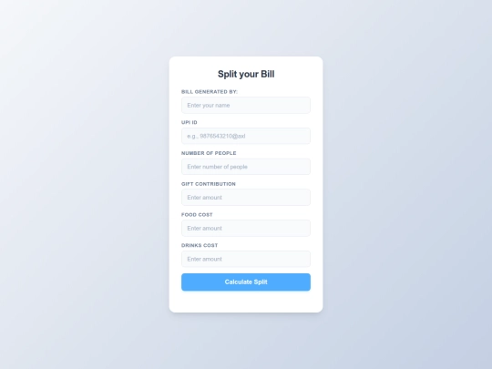 Bill screenshot