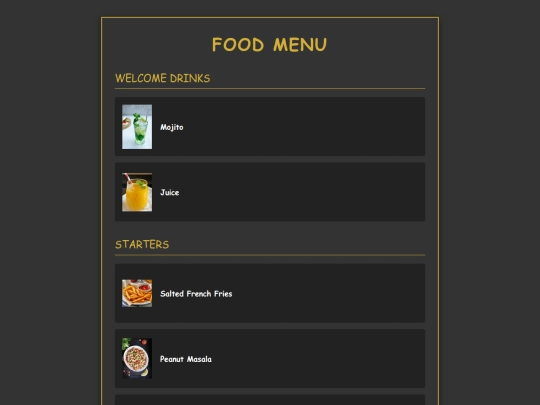 food screenshot