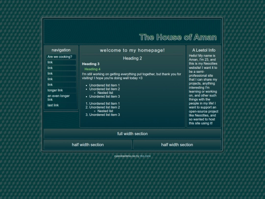 index screenshot