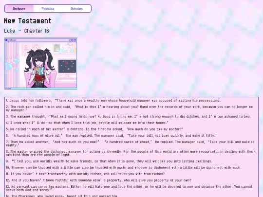 New Testament/Luke/Luke 16 screenshot
