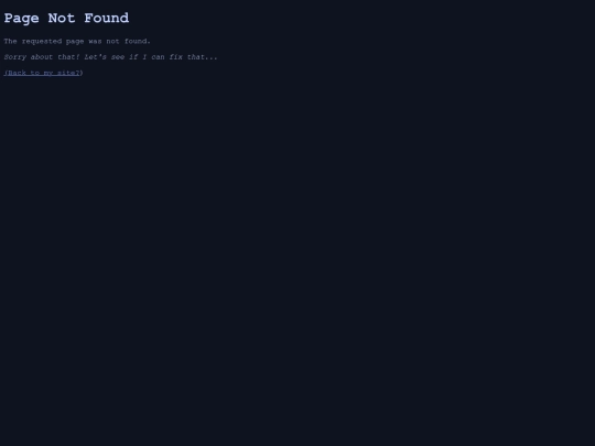 not_found screenshot