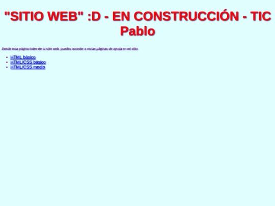index screenshot