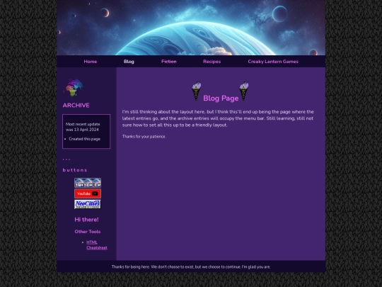 blog/main screenshot