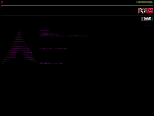 arch screenshot