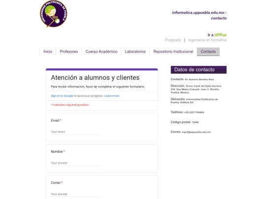 informaticaUPP_v2/contacto screenshot