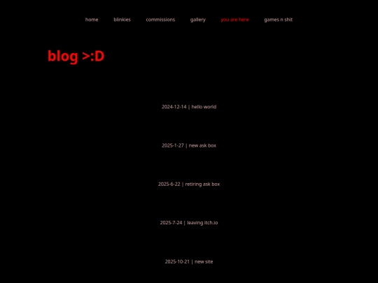 blog screenshot