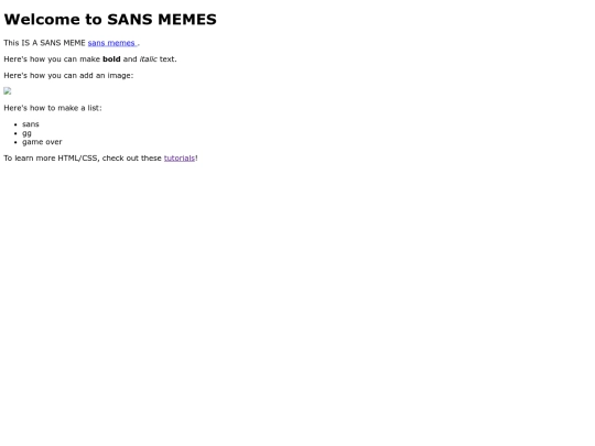 index screenshot
