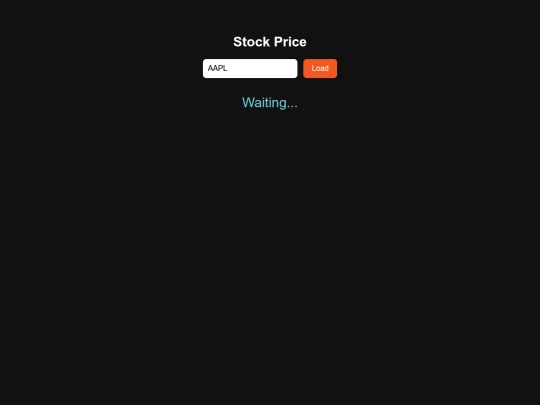 stocks/tester screenshot