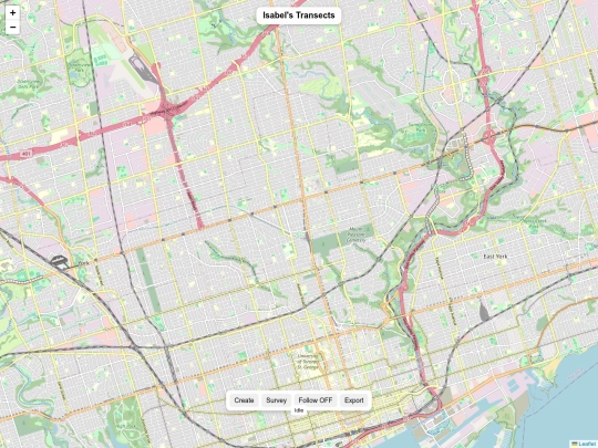 transects screenshot