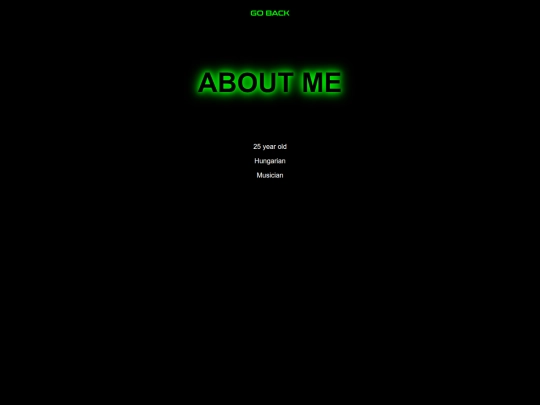 about-me screenshot