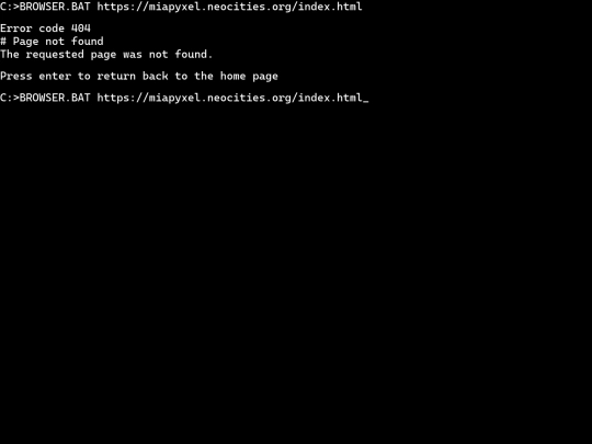 not_found screenshot