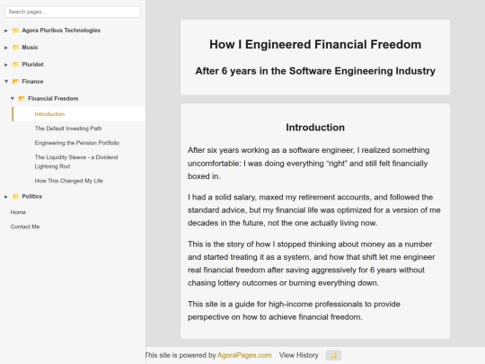 finance/financial-freedom/introduction screenshot