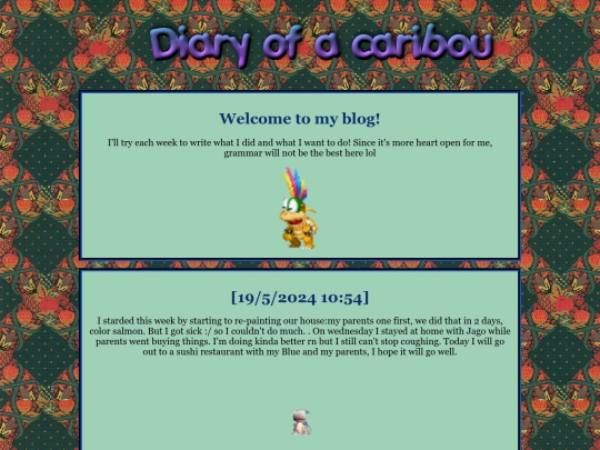 diary screenshot