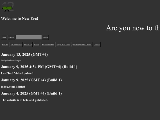 updates screenshot