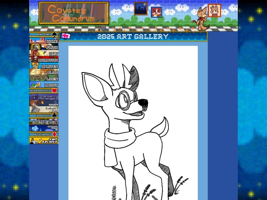 art/2025/Ink2025_Day5_Deer screenshot