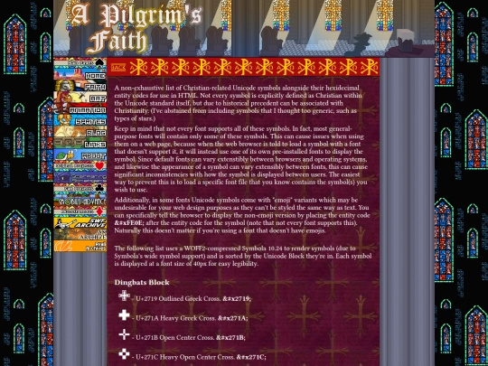 christian/unicode screenshot