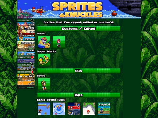 sprites screenshot