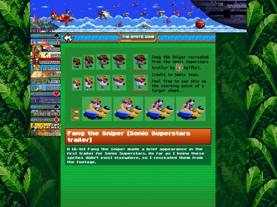 sprites/Custom_Edited-SonictheHedgehogCustoms-FangtheHunter-FangSonicSuperstarsTrailerRecreation screenshot