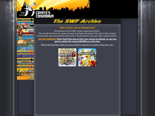 swfarchive screenshot