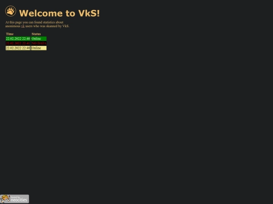 test screenshot