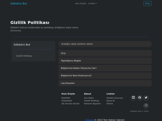 sayfalar/gizlilik-politikası screenshot