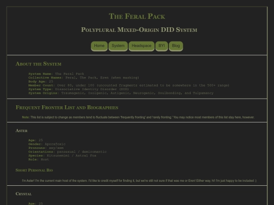 system screenshot