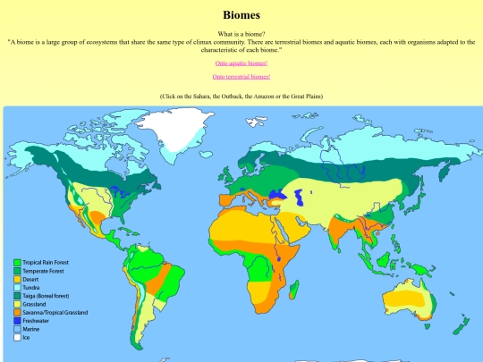 Biomes/biomeshome screenshot