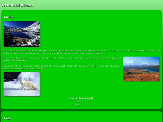 Biomes/terrestrial screenshot