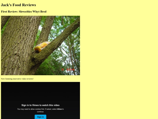 food/foodviews screenshot