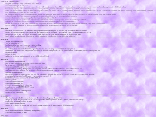 changelog screenshot