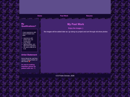 Pastwork screenshot