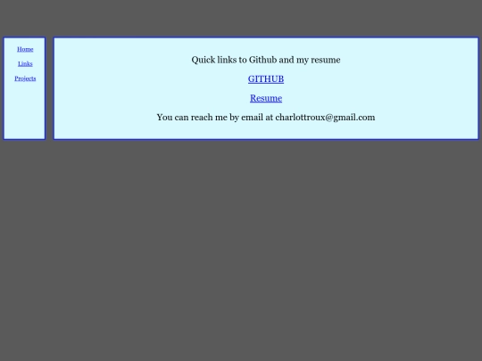 links screenshot