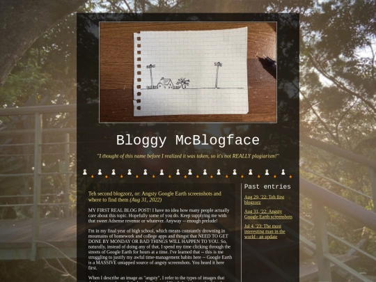 blog screenshot