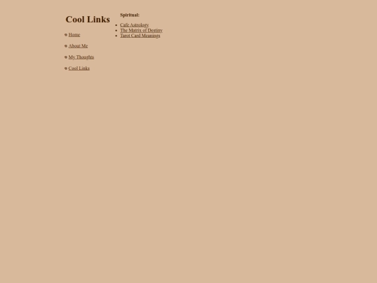 links screenshot