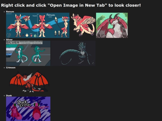 References screenshot