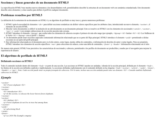 pag/secciones screenshot