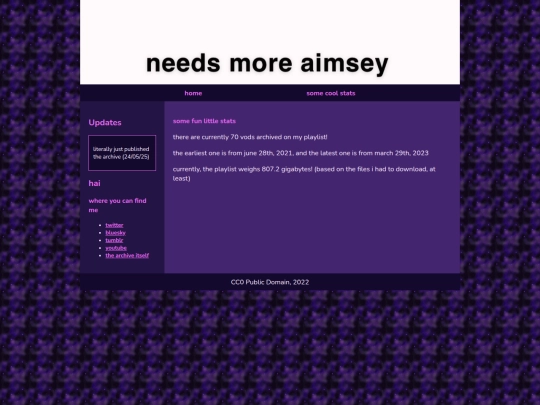stats screenshot