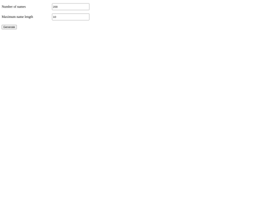 name_generator screenshot