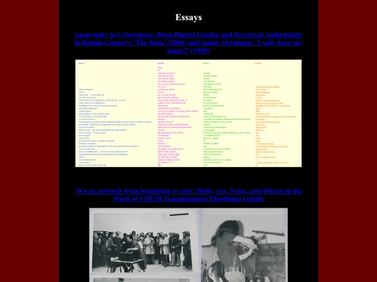 essays screenshot