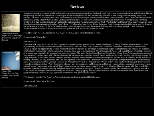 reviews screenshot
