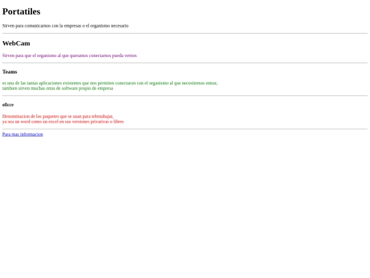 TeleTrabajo screenshot