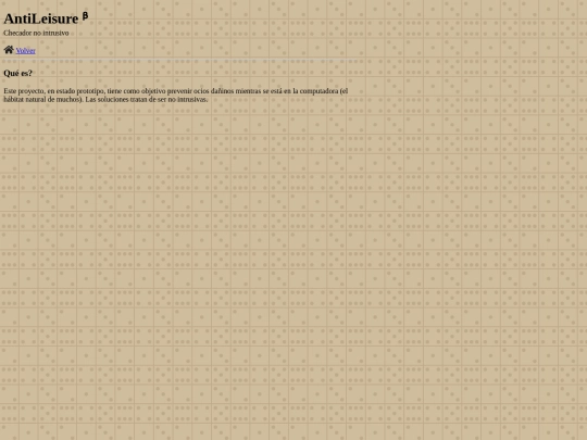 antileisure/help screenshot