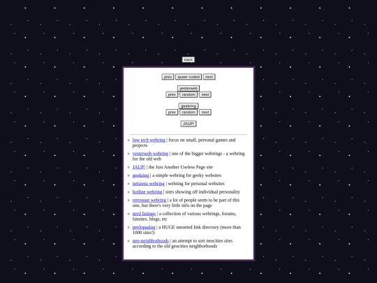 webring/31 screenshot