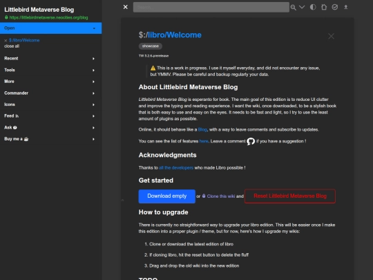 blog screenshot